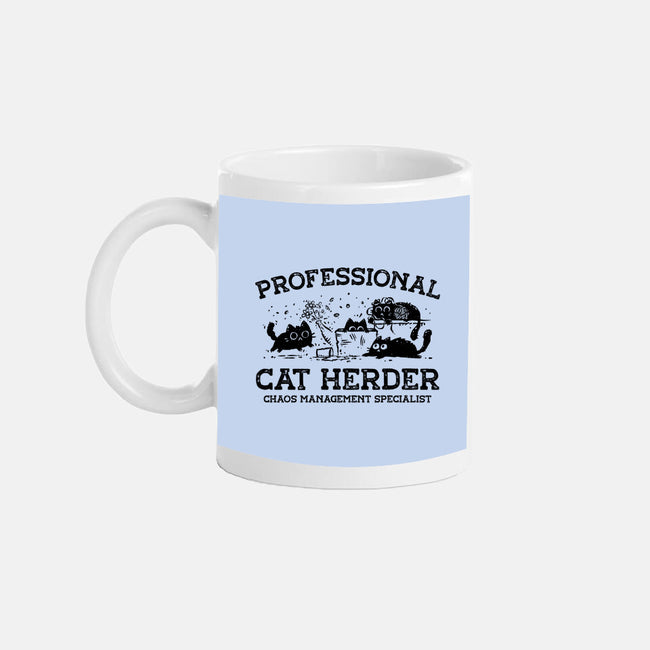 Professional Cat Herder-None-Mug-Drinkware-kg07