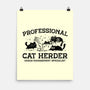 Professional Cat Herder-None-Matte-Poster-kg07