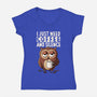 Need Coffee-Womens-V-Neck-Tee-ducfrench