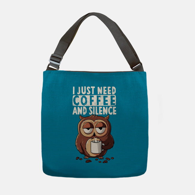 Need Coffee-None-Adjustable Tote-Bag-ducfrench