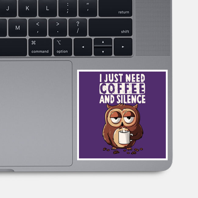 Need Coffee-None-Glossy-Sticker-ducfrench