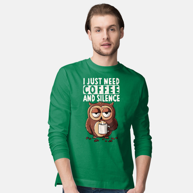 Need Coffee-Mens-Long Sleeved-Tee-ducfrench