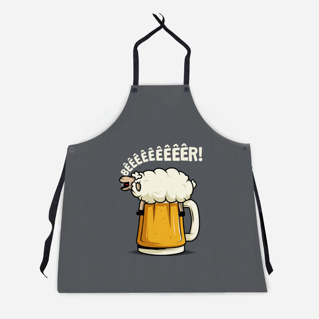 Singing Sheep-Unisex-Kitchen-Apron-ducfrench