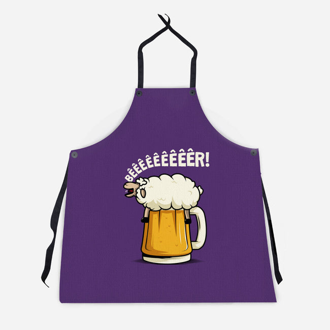 Singing Sheep-Unisex-Kitchen-Apron-ducfrench