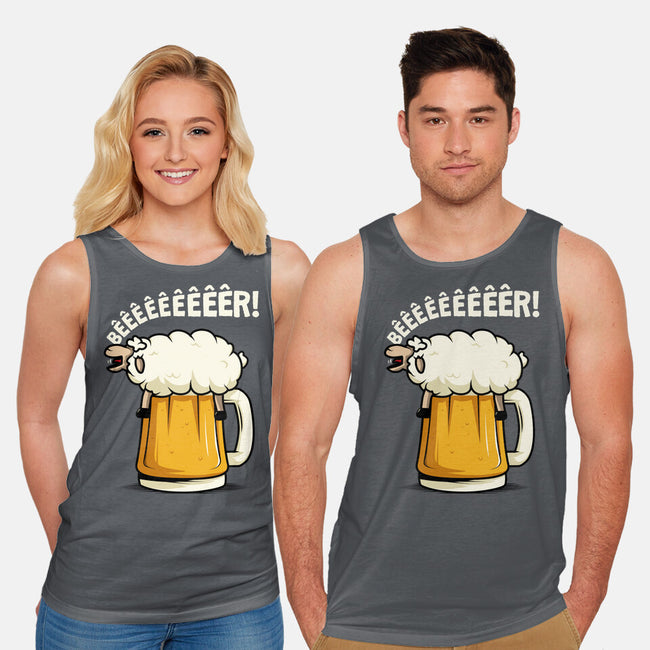 Singing Sheep-Unisex-Basic-Tank-ducfrench