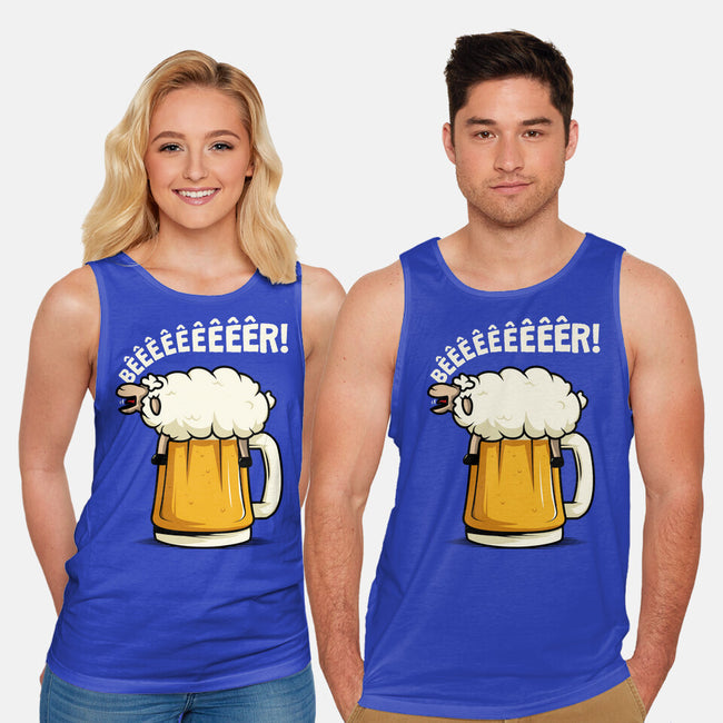 Singing Sheep-Unisex-Basic-Tank-ducfrench