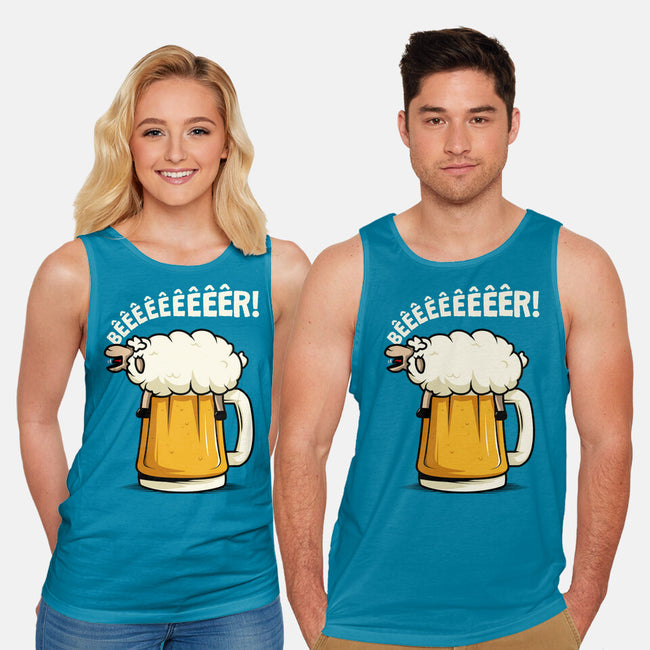 Singing Sheep-Unisex-Basic-Tank-ducfrench
