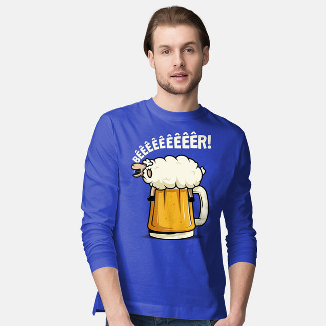 Singing Sheep-Mens-Long Sleeved-Tee-ducfrench