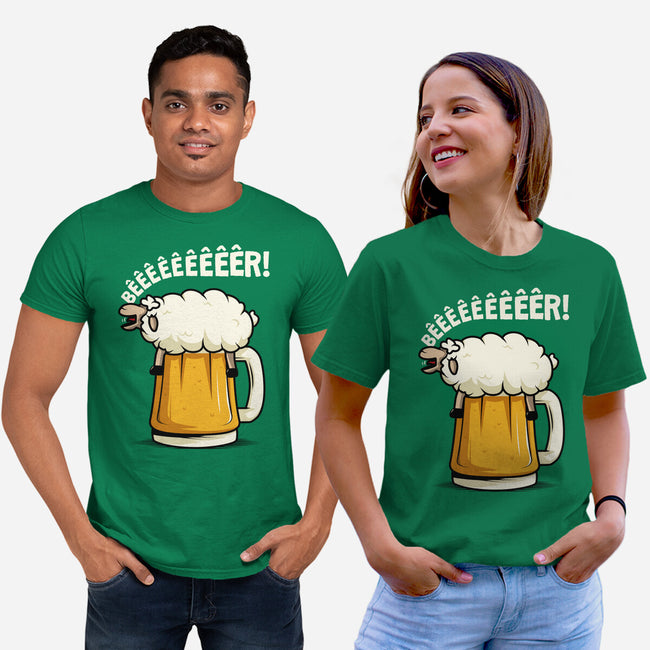 Singing Sheep-Unisex-Basic-Tee-ducfrench