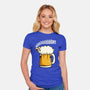 Singing Sheep-Womens-Fitted-Tee-ducfrench