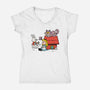 Wonderful Alice-Womens-V-Neck-Tee-ducfrench