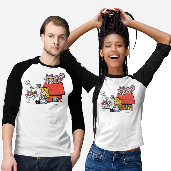 Wonderful Alice-Unisex-Baseball-Tee-ducfrench