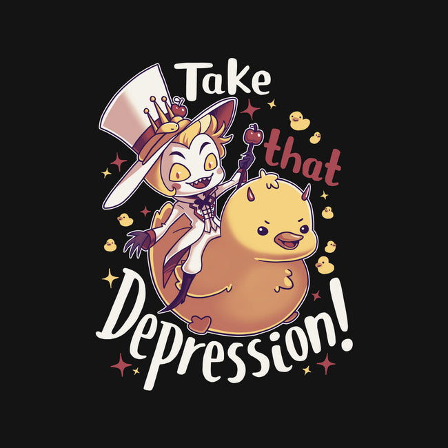 Take That Depression-None-Polyester-Shower Curtain-Geekydog