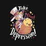 Take That Depression-Mens-Basic-Tee-Geekydog