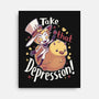 Take That Depression-None-Stretched-Canvas-Geekydog