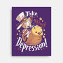 Take That Depression-None-Stretched-Canvas-Geekydog