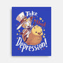 Take That Depression-None-Stretched-Canvas-Geekydog