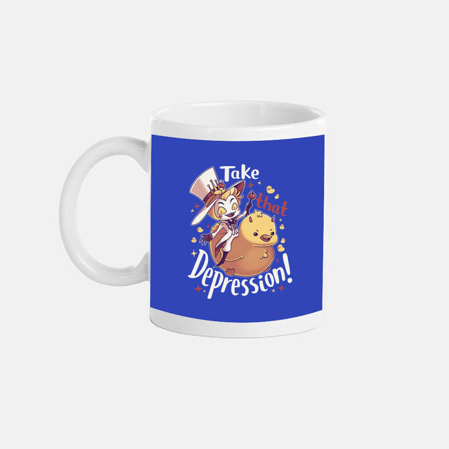 Take That Depression-None-Mug-Drinkware-Geekydog