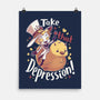 Take That Depression-None-Matte-Poster-Geekydog