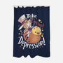 Take That Depression-None-Polyester-Shower Curtain-Geekydog