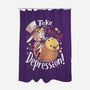 Take That Depression-None-Polyester-Shower Curtain-Geekydog