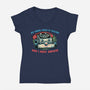 My Inner Child Is Calling-Womens-V-Neck-Tee-glitchygorilla
