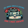 My Inner Child Is Calling-Womens-Basic-Tee-glitchygorilla