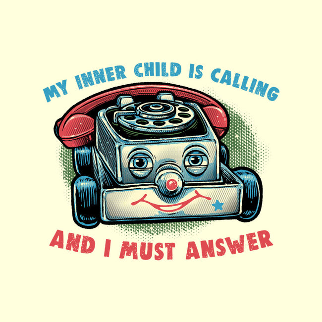 My Inner Child Is Calling-Unisex-Kitchen-Apron-glitchygorilla