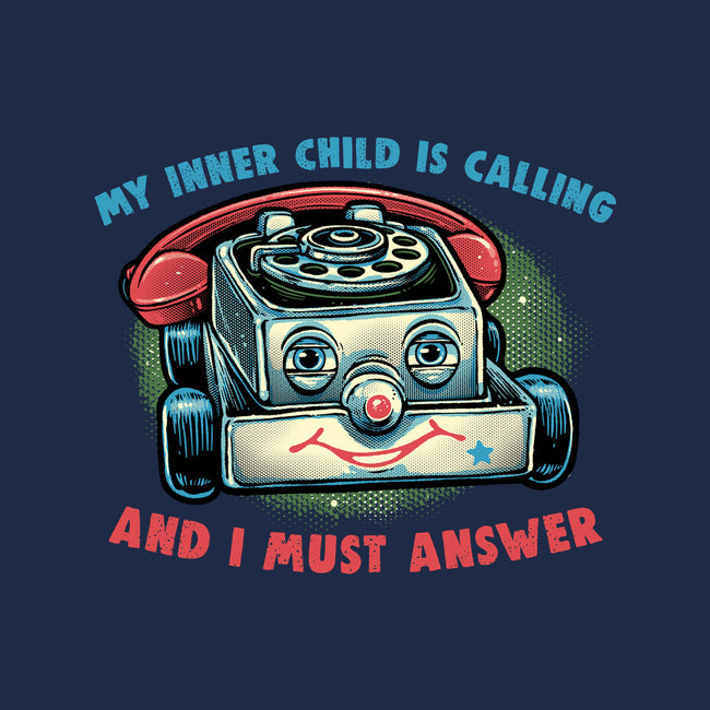 My Inner Child Is Calling-None-Fleece-Blanket-glitchygorilla