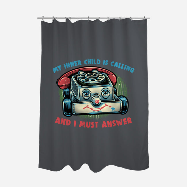 My Inner Child Is Calling-None-Polyester-Shower Curtain-glitchygorilla