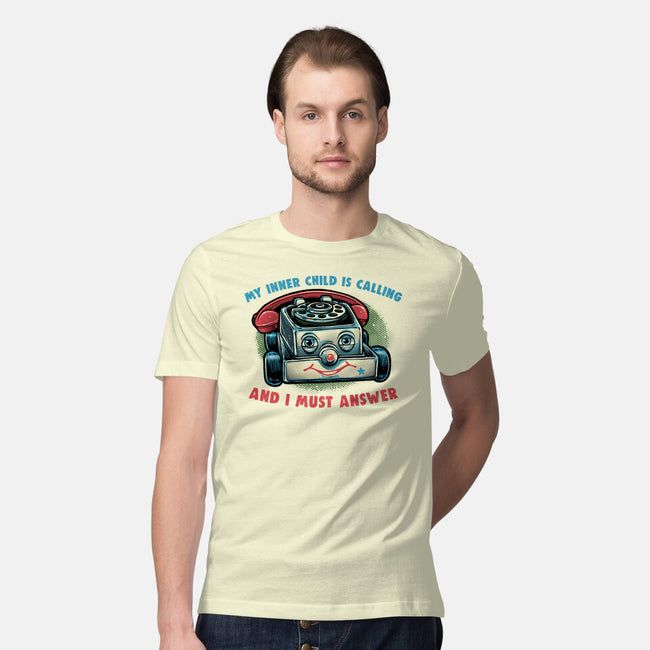My Inner Child Is Calling-Mens-Premium-Tee-glitchygorilla