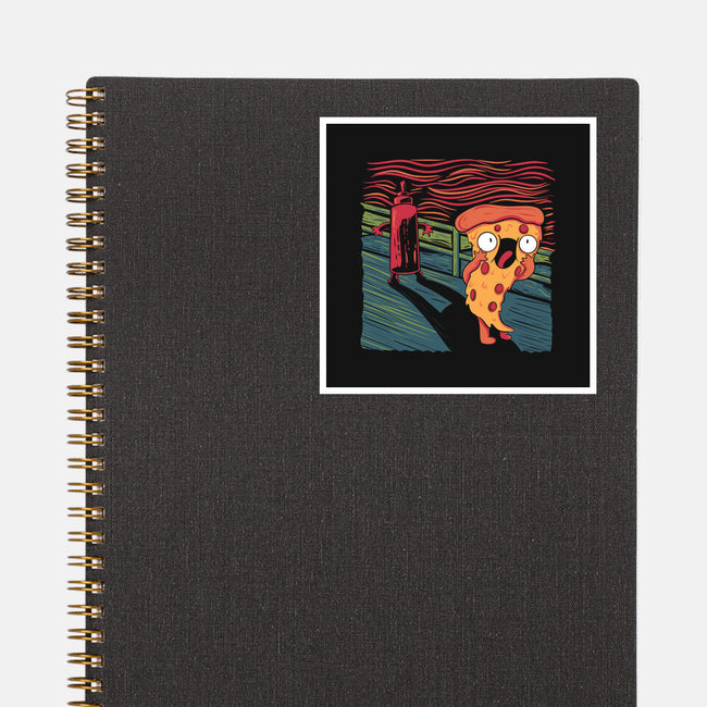 The Pizza Scream-None-Glossy-Sticker-tobefonseca