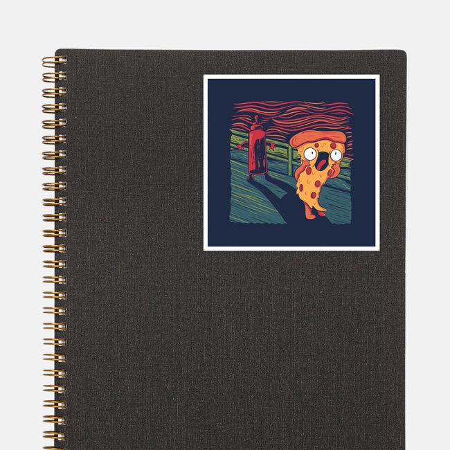 The Pizza Scream-None-Glossy-Sticker-tobefonseca