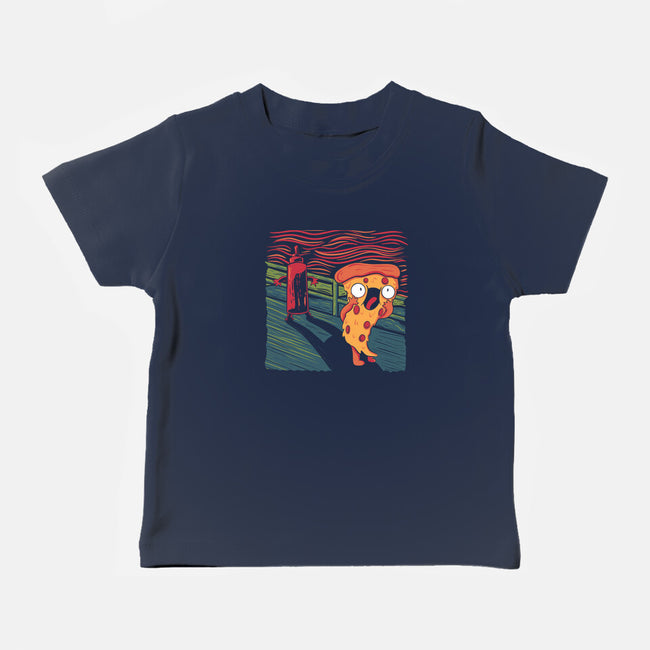 The Pizza Scream-Baby-Basic-Tee-tobefonseca