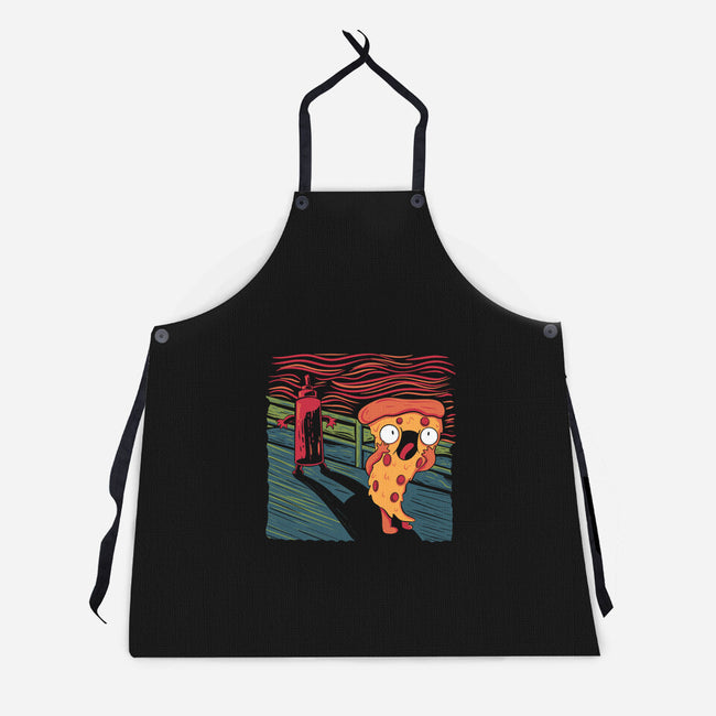 The Pizza Scream-Unisex-Kitchen-Apron-tobefonseca