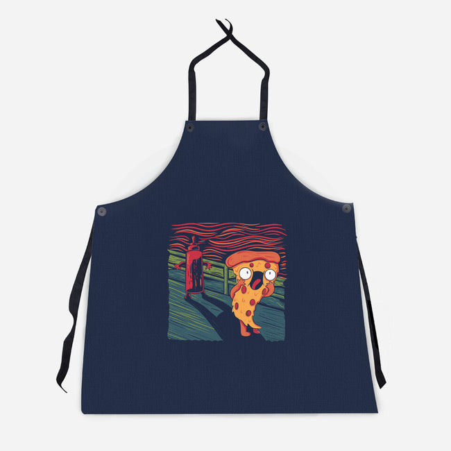 The Pizza Scream-Unisex-Kitchen-Apron-tobefonseca
