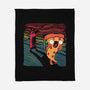 The Pizza Scream-None-Fleece-Blanket-tobefonseca