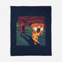 The Pizza Scream-None-Fleece-Blanket-tobefonseca