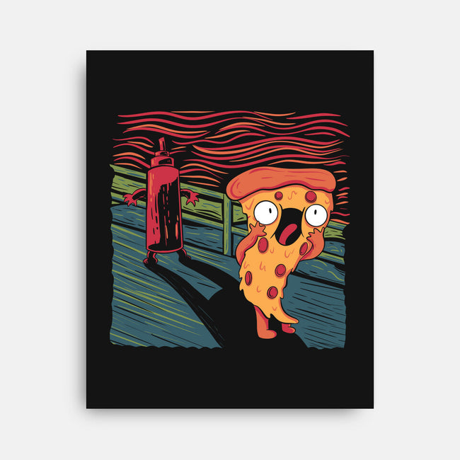 The Pizza Scream-None-Stretched-Canvas-tobefonseca