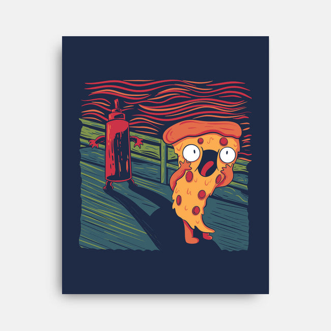 The Pizza Scream-None-Stretched-Canvas-tobefonseca