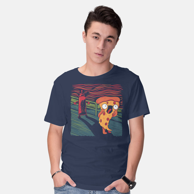 The Pizza Scream-Mens-Basic-Tee-tobefonseca
