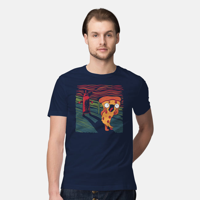 The Pizza Scream-Mens-Premium-Tee-tobefonseca