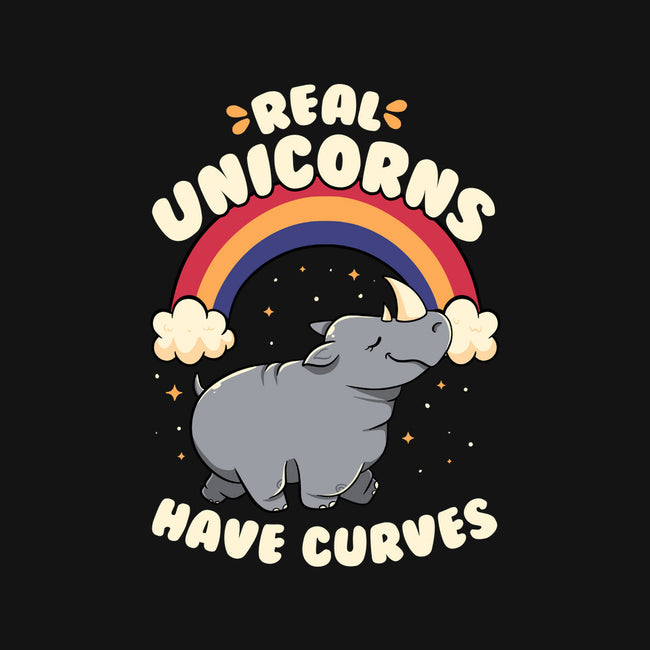 Real Unicorns Have Curves-None-Fleece-Blanket-tobefonseca