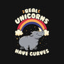Real Unicorns Have Curves-None-Polyester-Shower Curtain-tobefonseca