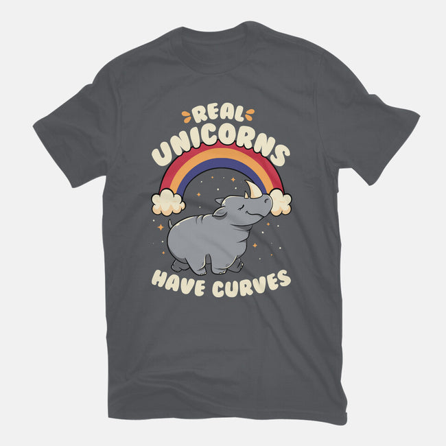 Real Unicorns Have Curves-Mens-Basic-Tee-tobefonseca