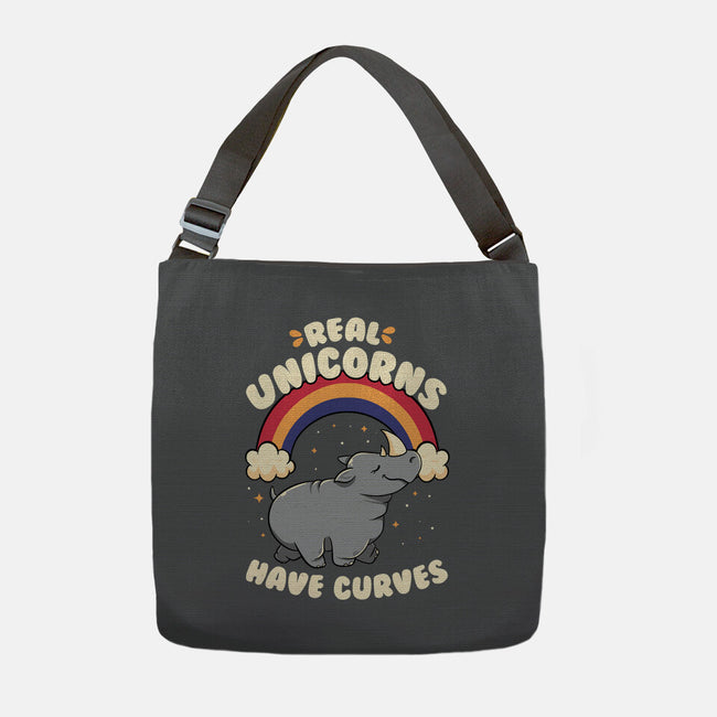 Real Unicorns Have Curves-None-Adjustable Tote-Bag-tobefonseca