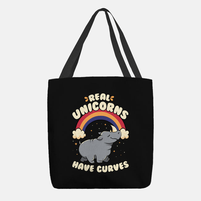 Real Unicorns Have Curves-None-Basic Tote-Bag-tobefonseca