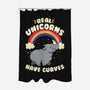 Real Unicorns Have Curves-None-Polyester-Shower Curtain-tobefonseca