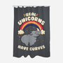 Real Unicorns Have Curves-None-Polyester-Shower Curtain-tobefonseca