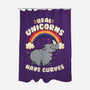 Real Unicorns Have Curves-None-Polyester-Shower Curtain-tobefonseca